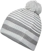 Holloway 223815 8 1/2’’ Spirit Pom Beanie Silver Heather Gray White Light GrayGray / One Size fits Most