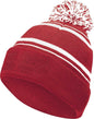 Holloway 223860 Homecoming Beanie with Cuff Scarlet White Red White / Adult OSFM