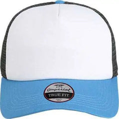 Imperial 1287 North Country Trucker Cap - White Nassau Charcoal - White Dark Gray / One Size Fits Most