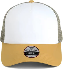 Imperial 1287 North Country Trucker Cap - White Wheat Elmwood - White Tan / One Size Fits Most