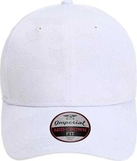 Imperial 4062 The Oglethorpe Tonal Camo Cap - White - White / One Size Fits Most