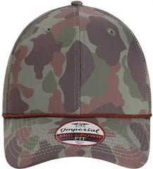 Imperial 5058 The Outtasite Cap - Frog Skin Camo Green - Brown Green / One Size Fits Most