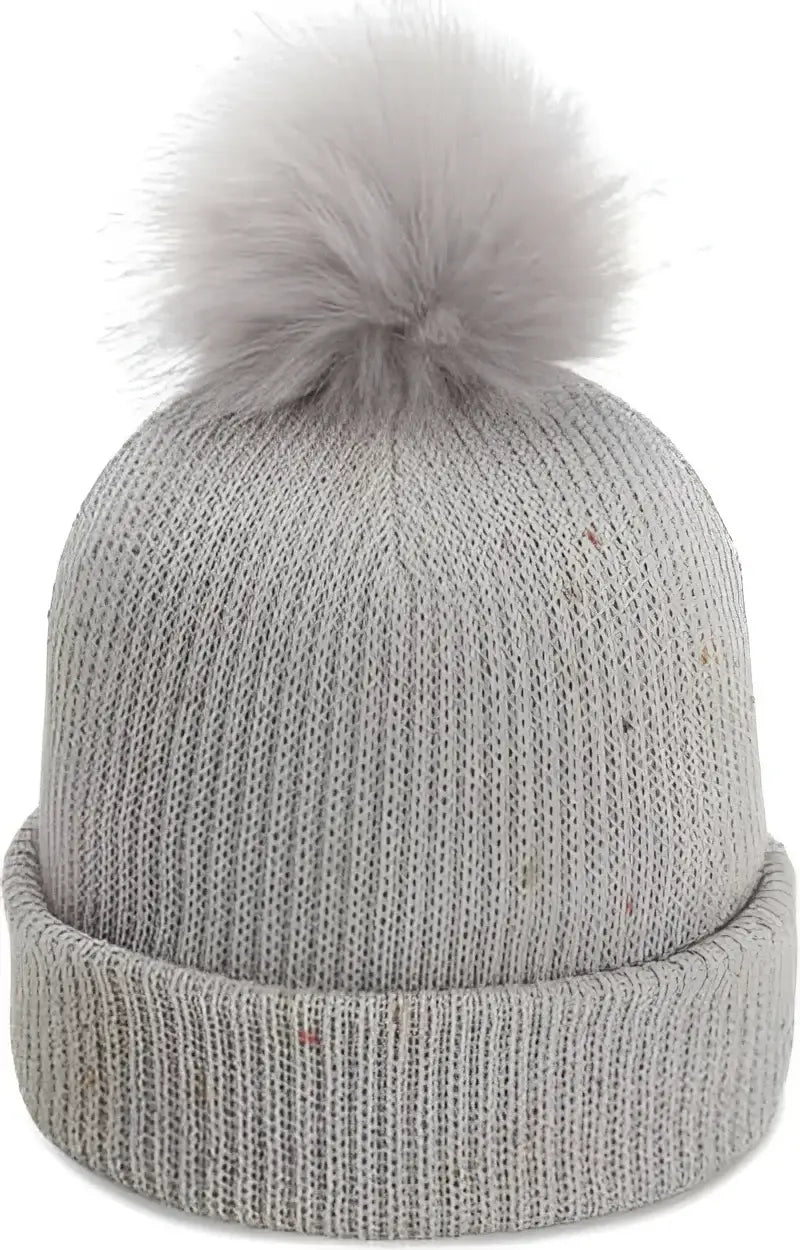 Imperial 6014 The Montage Pom Knit Light Gray Light Gray / One Size Fits Most