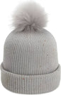 Imperial 6014 The Montage Pom Knit Light Gray Light Gray / One Size Fits Most