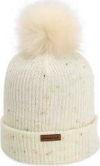 Imperial 6014 The Montage Pom Knit Putty Light Gray / One Size Fits Most