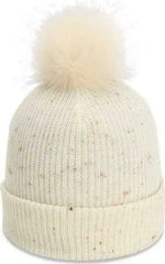 Imperial 6014 The Montage Pom Knit Putty Light Gray / One Size Fits Most