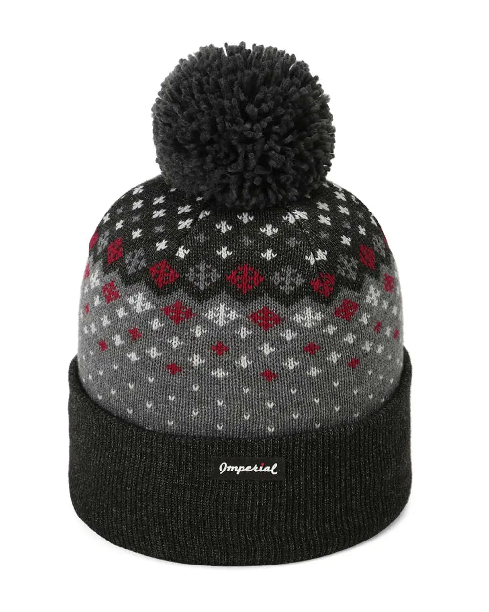 Imperial 6017S The Baniff Cuffed Beanie - 6017 - Black Heather - Black Heather / One Size Fits Most