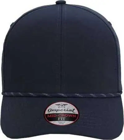 Imperial 6054 The Habanero Performance Rope Cap - Navy - Navy / One Size Fits Most