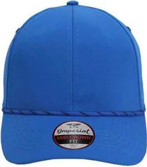 Imperial 6054 The Habanero Performance Rope Cap - Royal - Royal / One Size Fits Most