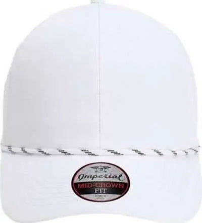 Imperial 6054 The Habanero Performance Rope Cap - White - White / One Size Fits Most