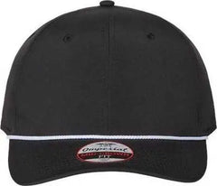 Imperial 7054 The Wingman Cap - Black White - Black White / One Size Fits Most