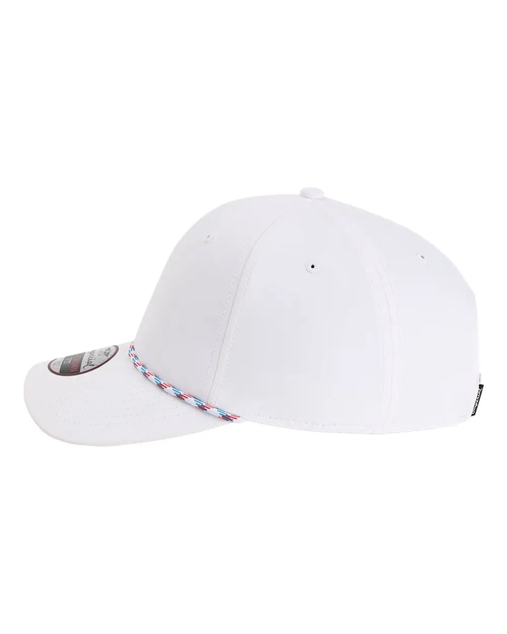 Imperial 7054 The Wingman Cap - White Blue Red White - White/ Blue/ Red/ White / One Size Fits Most