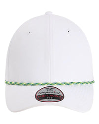 Imperial 7054 The Wingman Cap - White Green Yellow - White/ Green/ Yellow / One Size Fits Most