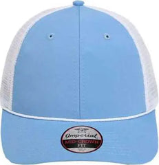 Imperial 7055 The Night Owl Performance Rope Cap - Powder Blue White - Blue White / One Size Fits Most