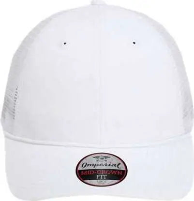 Imperial 7055 The Night Owl Performance Rope Cap - White White - White / One Size Fits Most