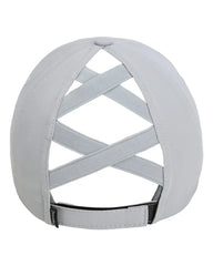 Imperial L338 The Hinsen Women’s Performance Ponytail Cap - Fog - Light Gray / One Size Fits Most