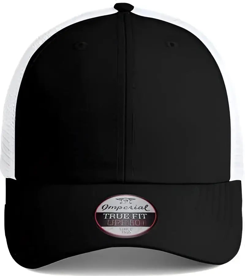 Imperial X210SM The Original Sport Mesh Cap - Black White - Black White / One Size Fits Most