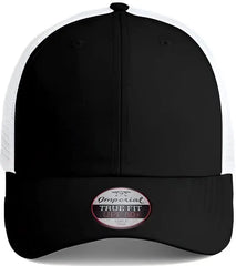 Imperial X210SM The Original Sport Mesh Cap - Black White - Black White / One Size Fits Most
