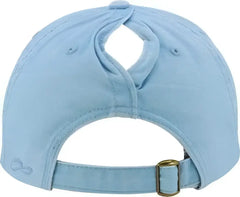 Infinity Her CASSIE Women’s Pigment-Dyed Fashion Undervisor Cap - Cashmere Blue Floral - Multi-Colored / One Size Fits