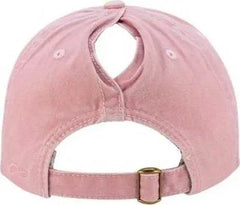 Infinity Her CASSIE Women’s Pigment-Dyed Fashion Undervisor Cap - Dusty Pink Floral - Multi-Colored / One Size Fits Most