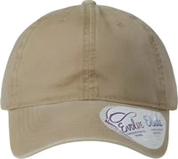 Infinity Her CASSIE Women’s Pigment-Dyed Fashion Undervisor Cap - Khaki Camo - Multi-Colored / One Size Fits Most