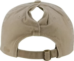 Infinity Her CASSIE Women’s Pigment-Dyed Fashion Undervisor Cap - Khaki Camo - Multi-Colored / One Size Fits Most