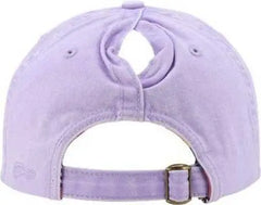 Infinity Her CASSIE Women’s Pigment-Dyed Fashion Undervisor Cap - Lavender Stripes - Purple / One Size Fits Most