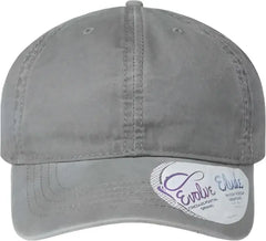 Infinity Her CASSIE Women’s Pigment-Dyed Fashion Undervisor Cap - Light Gray Polka Dots - Multi-Colored / One Size Fits