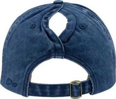 Infinity Her CASSIE Women’s Pigment-Dyed Fashion Undervisor Cap - Navy Stripes - Multi-Colored / One Size Fits Most