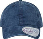 Infinity Her CASSIE Women’s Pigment-Dyed Fashion Undervisor Cap - Navy Stripes - Multi-Colored / One Size Fits Most