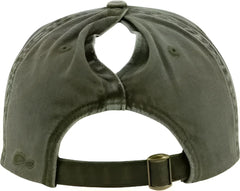 Infinity Her CASSIE Women’s Pigment-Dyed Fashion Undervisor Cap - Olive Camo - Olive / One Size Fits Most