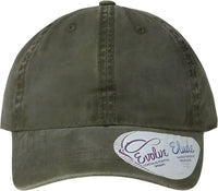 Infinity Her CASSIE Women’s Pigment-Dyed Fashion Undervisor Cap - Olive Camo - Olive / One Size Fits Most