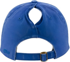 Infinity Her CASSIE Women’s Pigment-Dyed Fashion Undervisor Cap - Royal Floral - Multi-Colored / One Size Fits Most