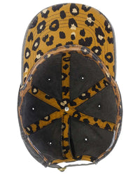 Infinity Her CASSIE Women’s Pigment-Dyed with Fashion Undervisor Cap - Black Leopard - Black / One Size Fits Most