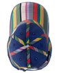 Infinity Her CASSIE Women’s Pigment-Dyed with Fashion Undervisor Cap - Navy Stripes - Multi-Colored / One Size Fits Most