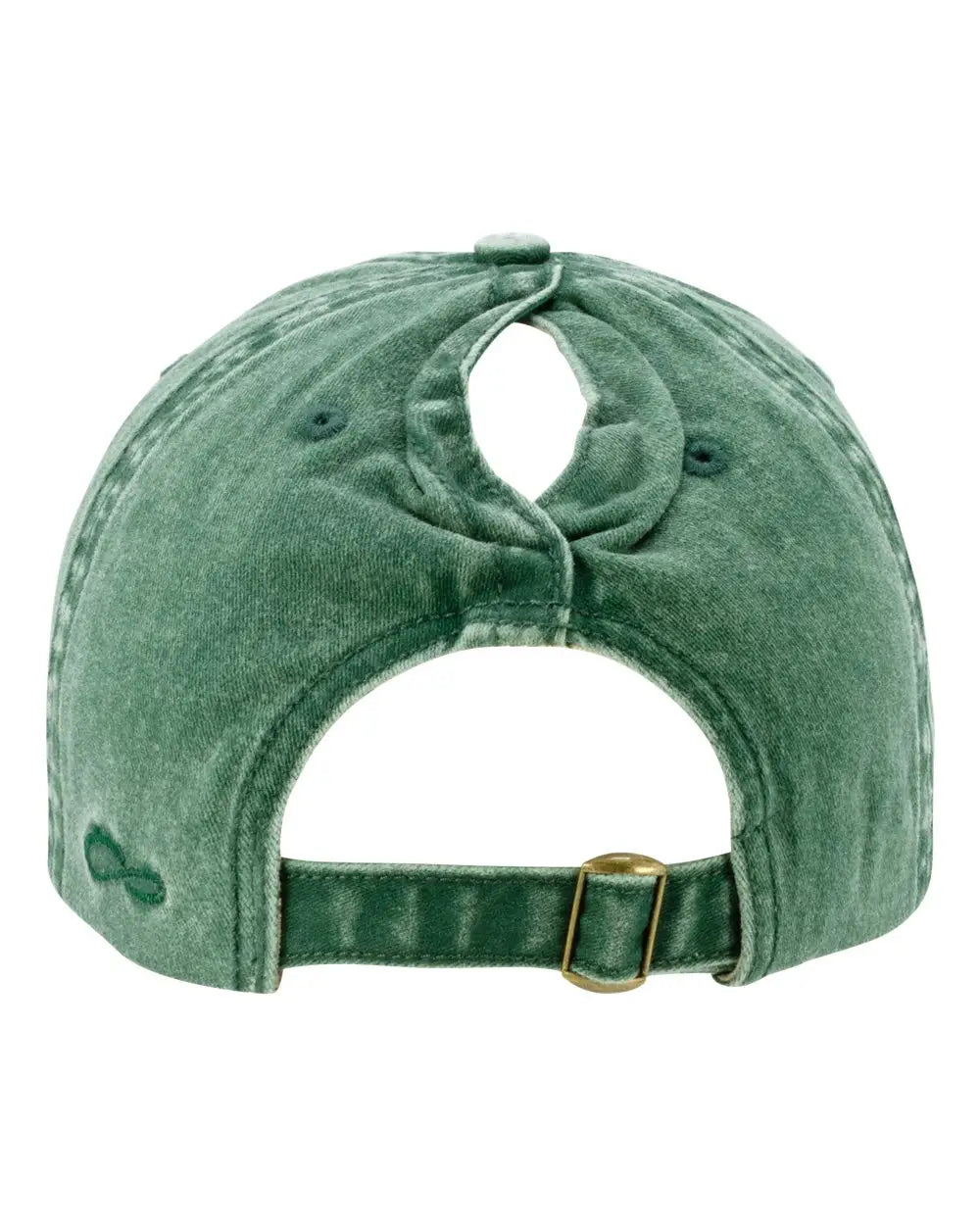 Infinity Her CASSIE Women’s Pigment-Dyed with Fashion Undervisor Cap - Jade Daisy - Jade/ Daisy / One Size Fits Most