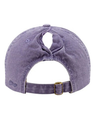 Infinity Her CASSIE Women’s Pigment-Dyed with Fashion Undervisor Cap - Violet Floral - Violet/ Floral / One Size Fits