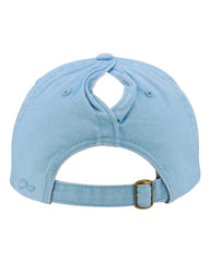 Infinity Her CASSIE Women’s Pigment-Dyed with Fashion Undervisor Cap - Cashmere Blue Floral - Multi-Colored / One Size