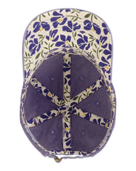 Infinity Her CASSIE Women’s Pigment-Dyed with Fashion Undervisor Cap - Violet Floral - Violet/ Floral / One Size Fits