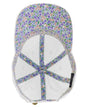 Infinity Her CASSIE Women’s Pigment-Dyed with Fashion Undervisor Cap - White Floral - Multi-Colored / One Size Fits Most