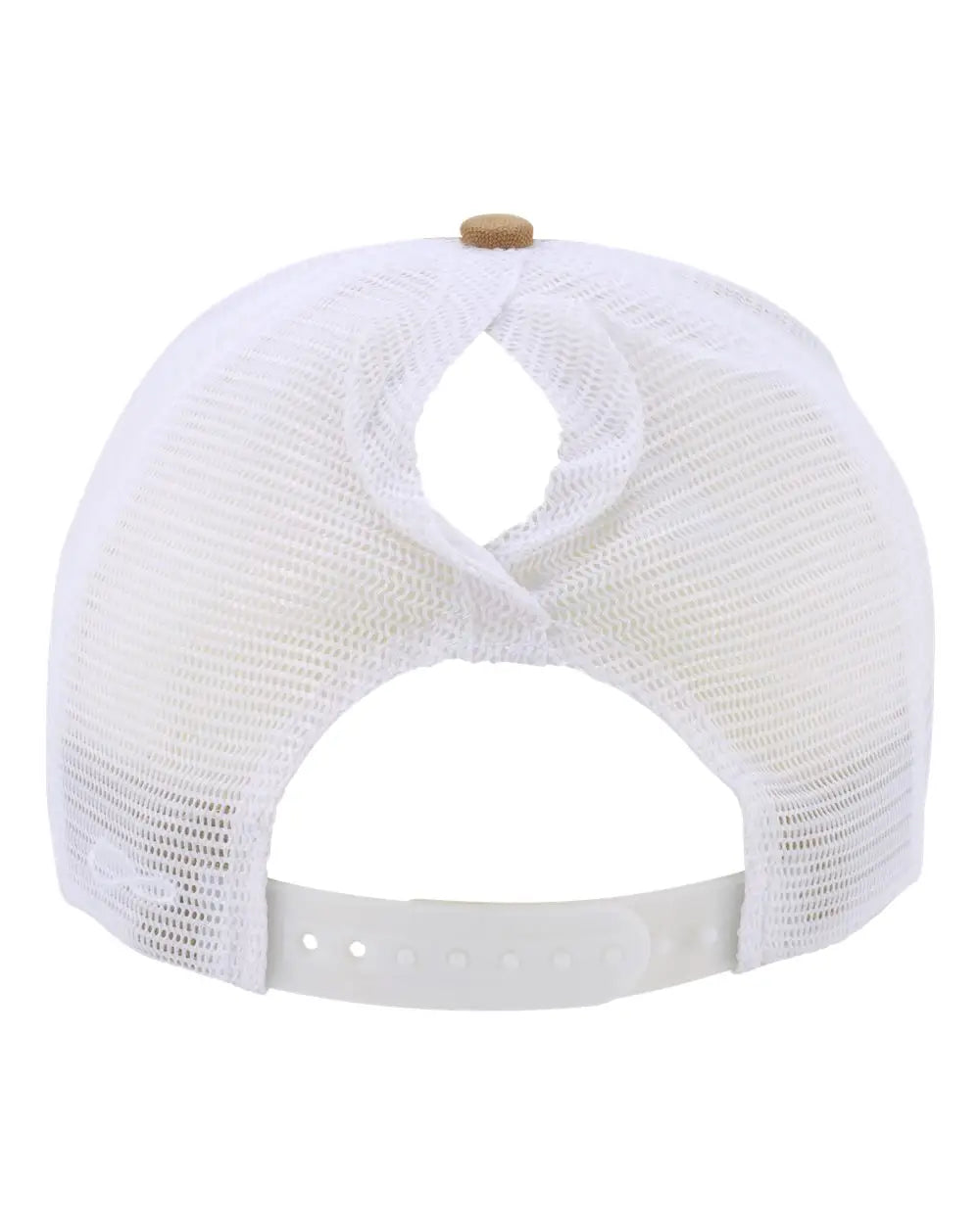 Infinity Her CHARLIE Women’s Modern Trucker Cap - Caramel White - Caramel/ White / One Size Fits Most