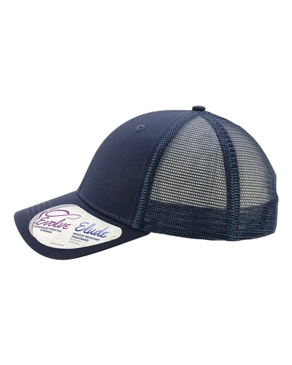 Infinity Her CHARLIE Women’s Modern Trucker Cap - Dark Navy Navy - Dark Navy/ Navy / One Size Fits Most
