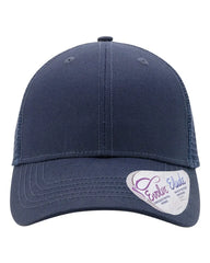 Infinity Her CHARLIE Women’s Modern Trucker Cap - Dark Navy Navy - Dark Navy/ Navy / One Size Fits Most