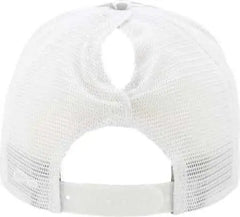 Infinity Her CHARLIE Women’s Modern Trucker Cap - Gray Cow White - Gray White / One Size Fits Most