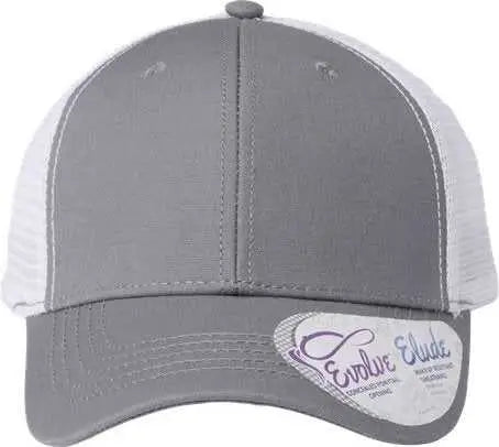 Infinity Her CHARLIE Women’s Modern Trucker Cap - Gray White - Gray White / One Size Fits Most