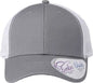 Infinity Her CHARLIE Women’s Modern Trucker Cap - Gray White - Gray White / One Size Fits Most