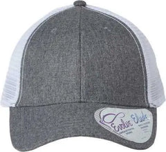 Infinity Her CHARLIE Women’s Modern Trucker Cap - Heather Gray White - Gray White / One Size Fits Most