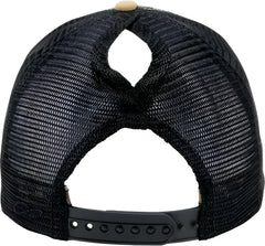 Infinity Her CHARLIE Women’s Modern Trucker Cap - Leopard Black - Multi-Colored / One Size Fits Most