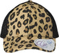 Infinity Her CHARLIE Women’s Modern Trucker Cap - Leopard Black - Multi-Colored / One Size Fits Most