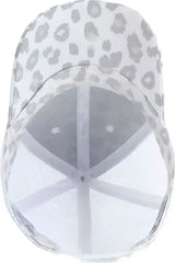 Infinity Her CHARLIE Women’s Modern Trucker Cap Snow Leopard White Multi Colored / One Size Fits Most